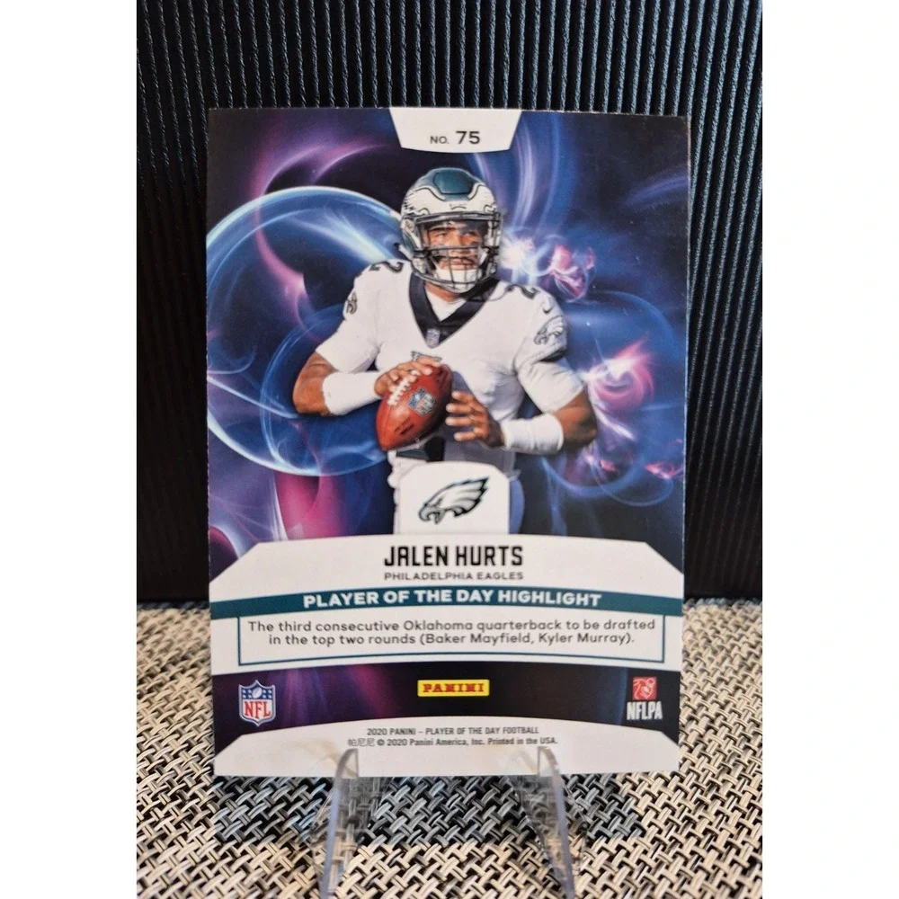 2020 Panini Jalen Hurts #75 Player Of The Day Rookie (RC) Philadelphia Eagles